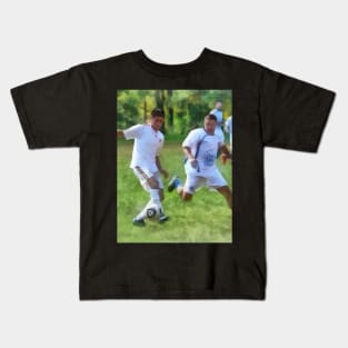 Soccer - Kicking Soccer Ball Kids T-Shirt